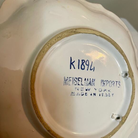 Vintage Meiselman Imports Numbered Collector’s Plate Yellow Floral - Picture 3 of 4